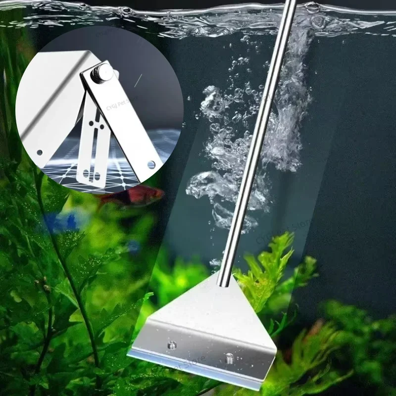 Planted Aquarium Maintenance Kit - 水槽クリーニングツールフラット砂藻類除去デュアルユースガラス藻類除去スクレーパー家庭用クリーニングツール水族館アクセサリー