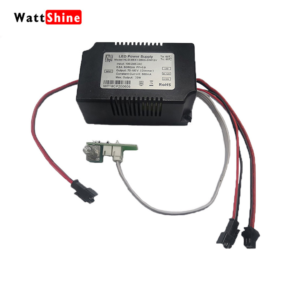 Aquarium Planted - Wattshine mad180pa140s水族館グローライト用のコントロールパネル付き調光スイッチ電源100-240vac