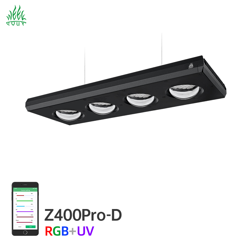 Planted Aquarium High Tech - Week Aqua Z400Pro水槽用LEDライト 120W RGB UV