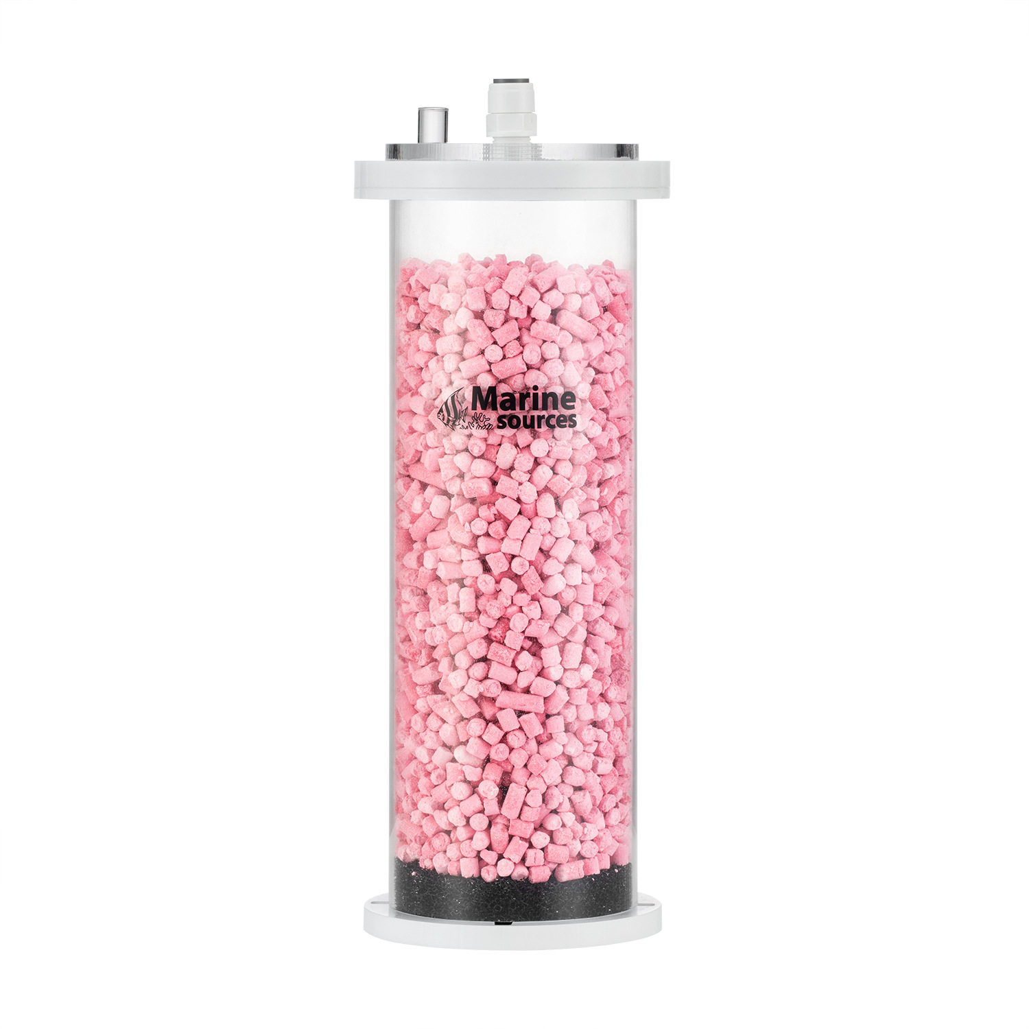 Aquarium Plant Nutrients - マリンソースアクアリウム 1L CO2吸収器 PH上昇剤 フルアクリルCO2スクラバー 色変化メディア付き