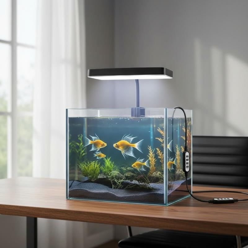 LED防水水槽ライト 360度調整可能角度 タイマー付きサイ - Aquarium Planted のレビューと価格