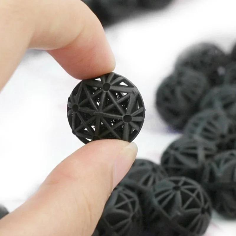 50個入り 16mm アクアリウム用バイオフィルターボール  - Aquarium Planted Tank Filter のレビューと価格
