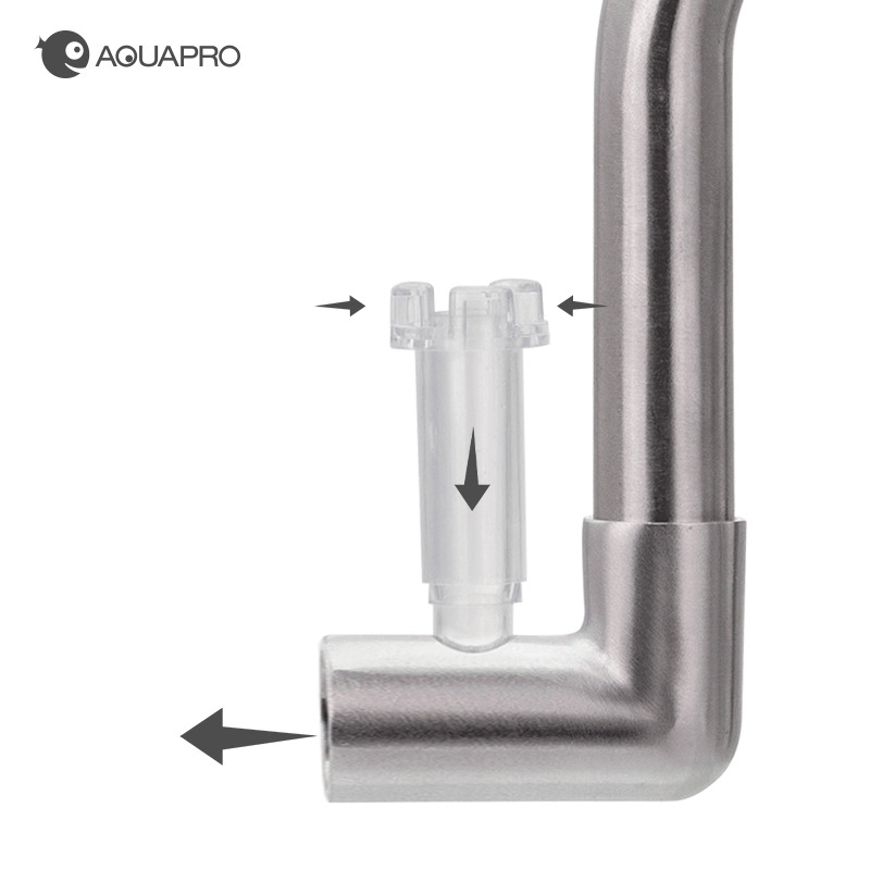 AQUAPRO ミニステンレス鋼流入流出スキマーパイプ水族館 - Aquarium Planted Tank Filter のレビューと価格