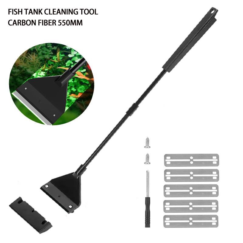 水槽清掃ツール 魚タンク用平型砂藻除去ツール 二役ガラス藻除 - Planted Aquarium Maintenance Kit のレビューと価格