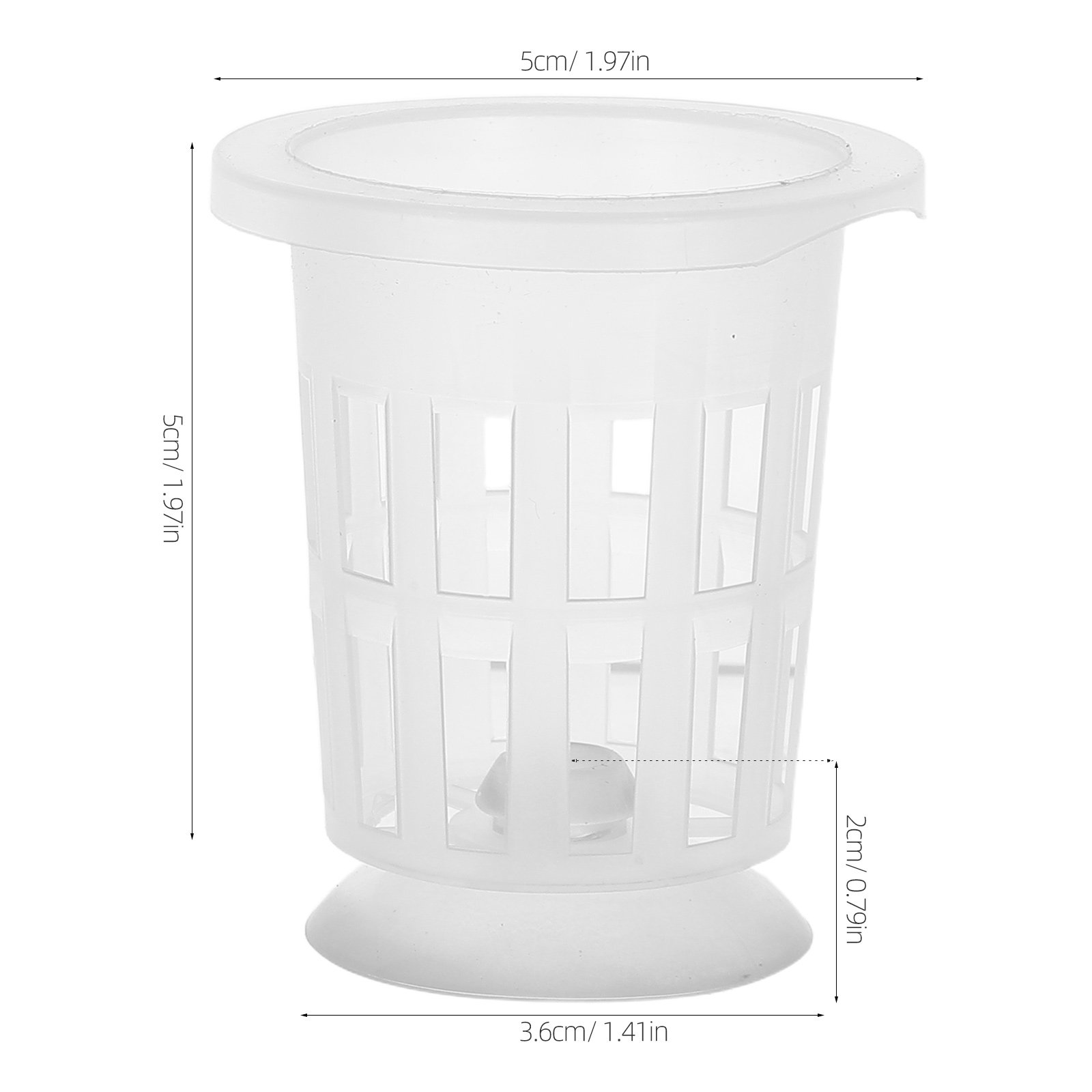 吸盤付き水耕栽培ネットポット1セット、高強度メッシュ植物バス - Aquarium For Planted Tank のレビューと価格