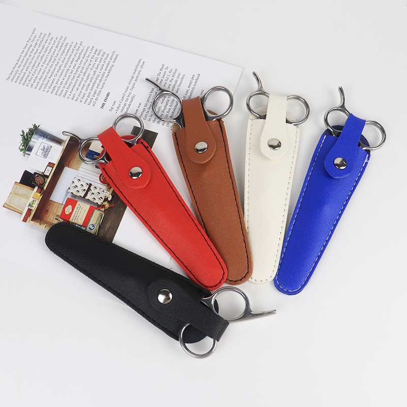 サロンヘアはさみ保護カバー、PUレザー素材、ポータブル美容ツ - Trimming Scissor Set のレビューと価格