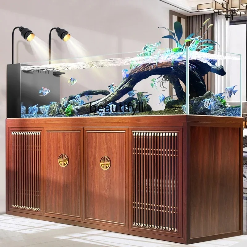 新型中華風水槽底面フィルター生態水槽超白ガラス底面造園水草水 - Aquarium Planted Tank Filter のレビューと価格