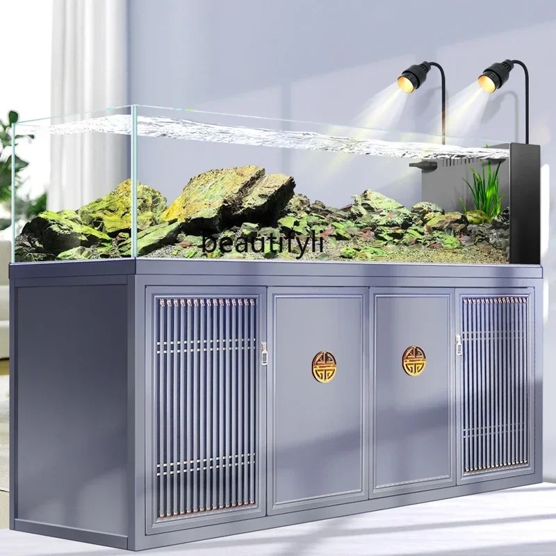 新型中華風水槽底面フィルター生態水槽超白ガラス底面造園水草水 - Aquarium Planted Tank Filter のレビューと価格