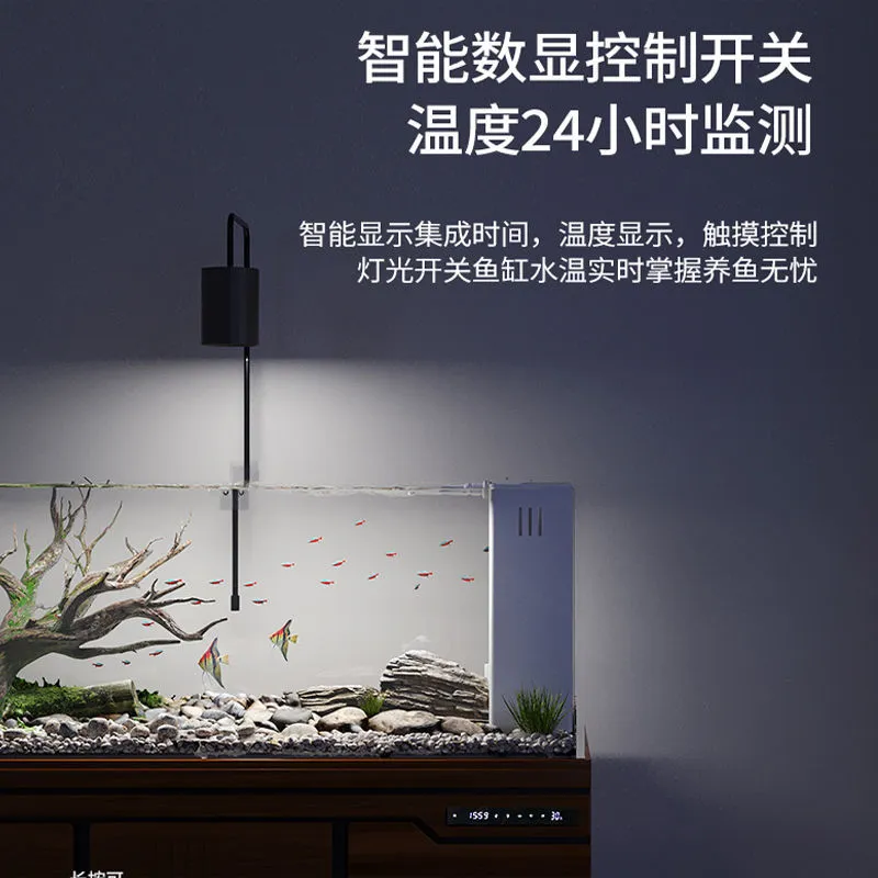 大型超白ガラス水槽、リビングルームの水槽造園、水生植物、蘭寿 - Aquarium Planted Tank Filter のレビューと価格