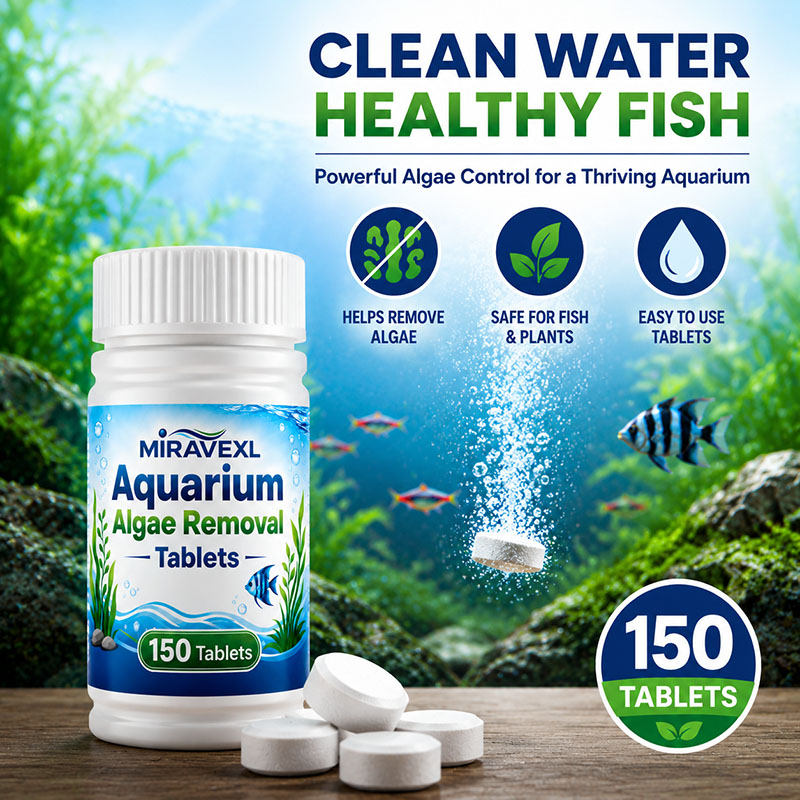 ミラベックスL 150 水槽藻類除去タブレット、安全な藻類抑 - Aquarium Plant Vitamins のレビューと価格