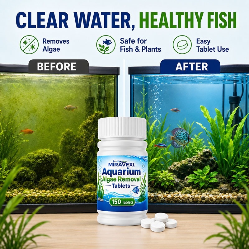 ミラベックスL 150 水槽藻類除去タブレット、安全な藻類抑 - Aquarium Plant Vitamins のレビューと価格