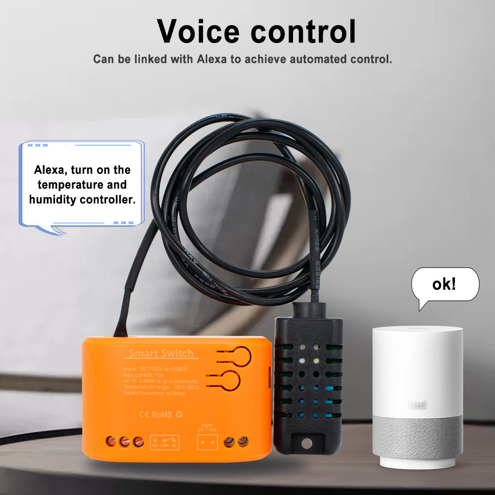 Tuya WiFi 温度湿度センサー外部プローブ付きスマート - Aquarium Planted のレビューと価格