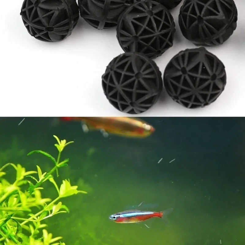 20 個 16 ミリメートル水族館バイオボールフィルターメデ - Aquarium Planted Tank Filter のレビューと価格