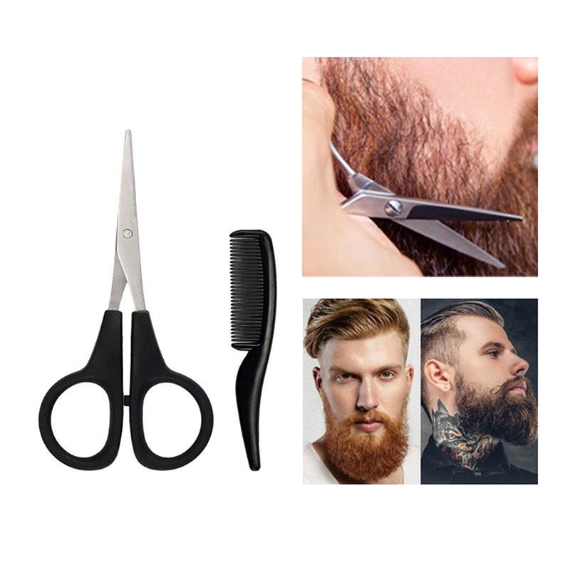 ·1個入りメンズひげ口ひげコーム鼻耳はさみトリミングキット家 - Trimming Scissor Set のレビューと価格