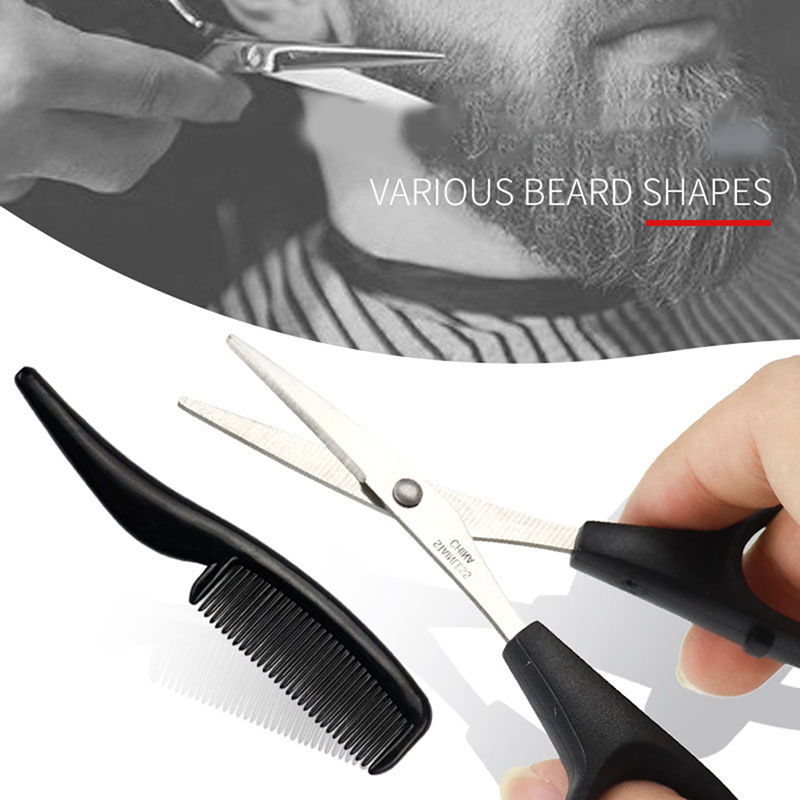 ·1個入りメンズひげ口ひげコーム鼻耳はさみトリミングキット家 - Trimming Scissor Set のレビューと価格