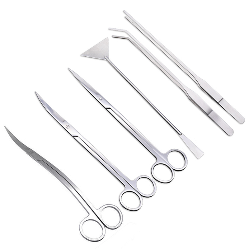 水族館はさみピンセットツール水槽植物波はさみ水草ステンレスク - Planted Aquarium Maintenance Kit のレビューと価格