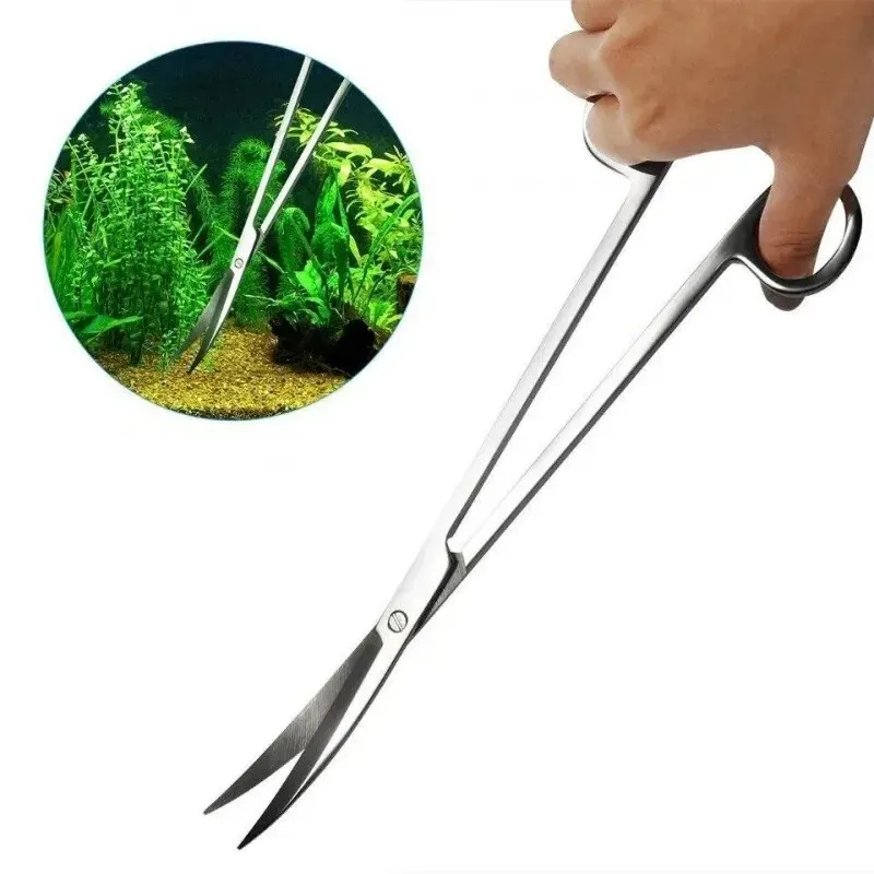 水族館はさみ、エクストラロングステンレススチールクリーニング - Planted Aquarium Maintenance Kit のレビューと価格