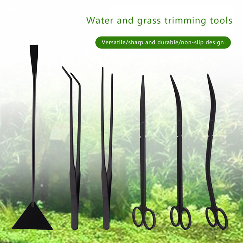 ステンレス鋼の水族館ツールセット,魚のタンク,精製植物,ロン - Planted Aquarium Maintenance Kit のレビューと価格