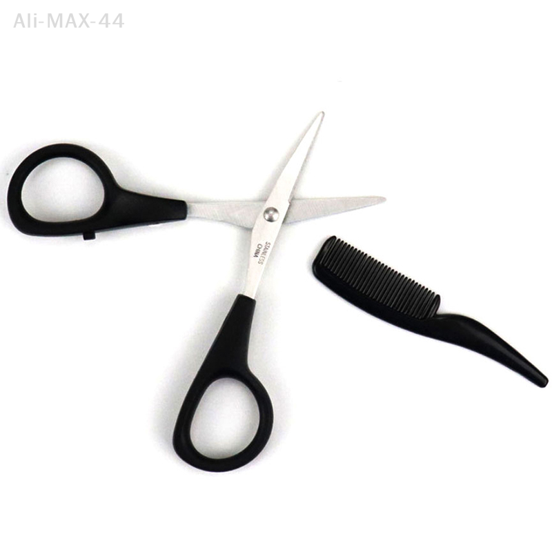 メンズひげ口ひげ櫛鼻耳毛切りハサミトリミングキット家庭用ミニ - Trimming Scissor Set のレビューと価格